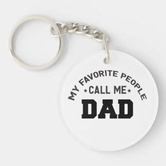 Mijn favoriete mensen noemen me papa sleutelhanger