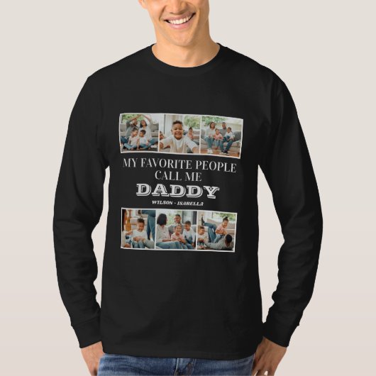 Mijn favoriete mensen noemen me papa Vaderdag T-shirt (Voorkant)