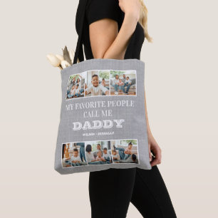 Mijn favoriete mensen noemen me papa Vaderdag Tote Bag