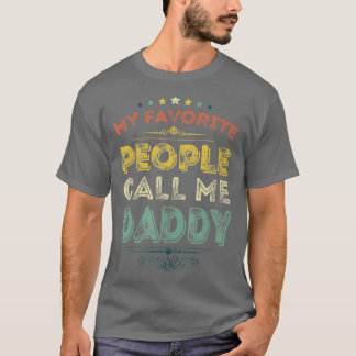 Mijn favoriete mensen noemen me pappie grappige va t-shirt