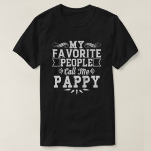 Mijn favoriete mensen noemen me Pappy Vaderdag Gif T-shirt