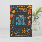 Mijn favoriete mensen noemen me Pauselijke Vaderda Kaart (Staand voorkant)