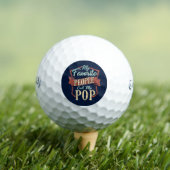 Mijn favoriete mensen noemen me Pop Fun Pap Golfballen (Insitu Shirt)