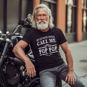 Mijn favoriete mensen noemen me Pop Pop opa 2025 T-shirt