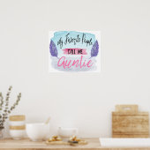 Mijn favoriete mensen noemen me tante Wall Art Poster (Keuken)