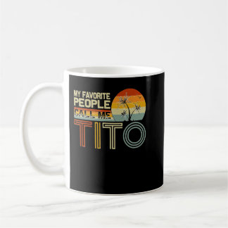 Mijn favoriete mensen noemen me Tito  Retro Funn Koffiemok