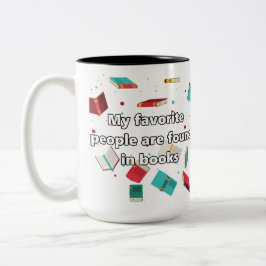 Mijn favoriete mensen... tweekleurige koffiemok