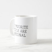 Mijn favoriete mensen zijn fictief koffiemok (Voorkant links)