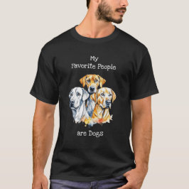 Mijn favoriete mensen zijn honden t-shirt