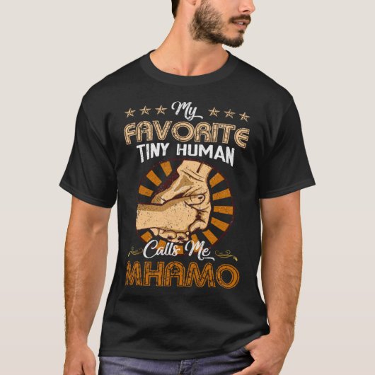 Mijn favoriete Mhamo noemt me Mhamo Grootmoeder T-shirt (Voorkant)