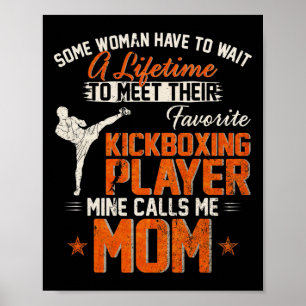 Mijn favoriete MMA kickbokser speler belt me Poster