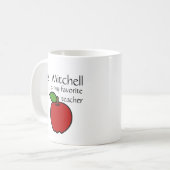Mijn favoriete Mok voor docenten - Aanpassen (Voorkant links)