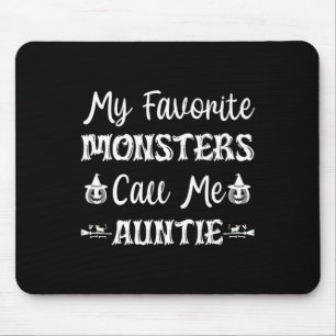 Mijn favoriete monsters noemen me tante grappige k muismat