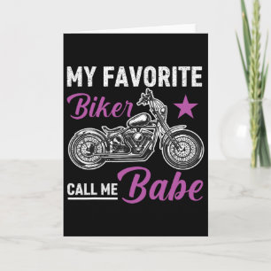 Mijn favoriete motorrijder noemt me Bybe Kaart