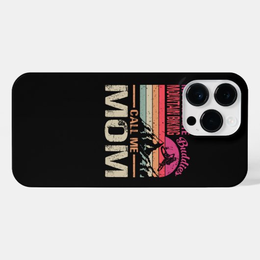 Mijn favoriete mountainbiking-boeddies noemen me m iPhone hoesje (Achterkant horizontaal)