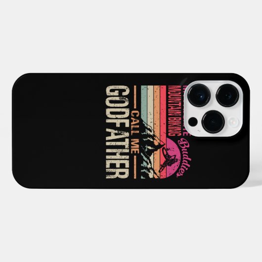 Mijn favoriete mountainbikingboeddies noemen me Go iPhone Hoesje (Achterkant horizontaal)