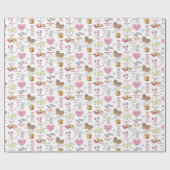 Mijn favoriete muziek klinkt met de hand.  cadeaupapier (Vlak)