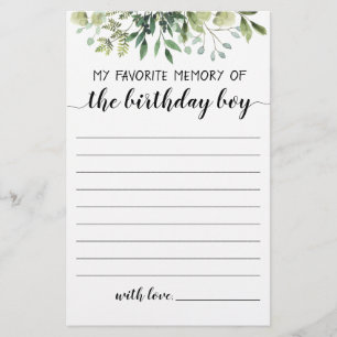 Mijn favoriete nagedachtenis aan de jongen van de