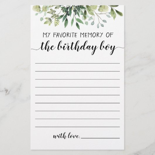 Mijn favoriete nagedachtenis aan de jongen van de  (Voorkant)