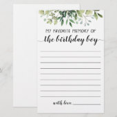 Mijn favoriete nagedachtenis aan de jongen van de  (Voorkant / Achterkant)