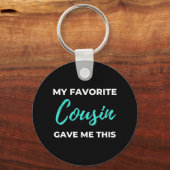 Mijn favoriete neef gaf me dit sleutelhanger (Voorkant)