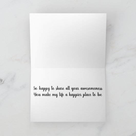 MIJN "FAVORIETE NEEF" OP JE VERJAARDAG FEESTDAGEN KAART (Binnen)