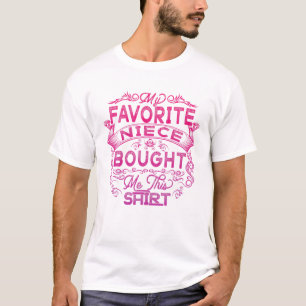 Mijn favoriete nicht gaf me dit - grappige oom tan t-shirt