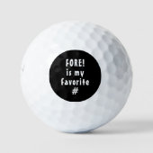 Mijn favoriete nummer is de humoristische toekomst golfballen (Voorkant)