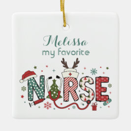 Mijn favoriete Nurse Christmas Ornament