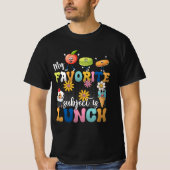 Mijn favoriete onderwerp is Lunch Lady Cafeteria C T-shirt (Voorkant)