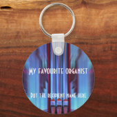 Mijn favoriete organist sleutelhanger (Voorkant)