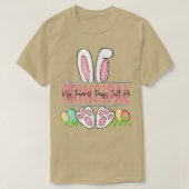 Mijn favoriete Peep belt me Hoofd Happy Paasdag T-shirt (Design voorkant)