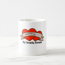 Mijn favoriete persoon-liefdescadeau koffiemok 