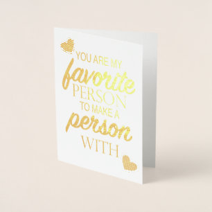 Mijn favoriete persoon om een persoon met Valentij Folie Kaarten