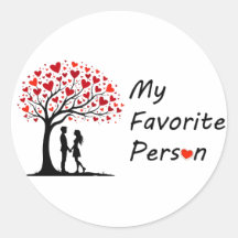 Mijn favoriete persoon ❤️ Valentijnsticker