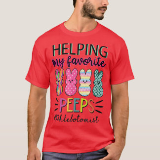 Mijn favoriete Phlebotomist Bunny Family East T-shirt