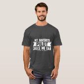 Mijn favoriete piloot noemt me papa t-shirt (Voorkant volledig)