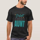 Mijn favoriete piloot noemt me tante Pilot Tante T-shirt (Voorkant)