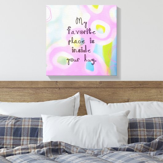 Mijn favoriete plaats canvas afdruk (Insitu (Slaapkamer))