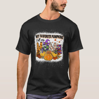 Mijn favoriete pompoen roept me mama Bleaching1960 T-shirt