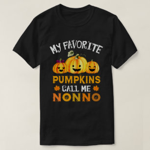 Mijn favoriete pompoenen noemen me nonno Funny Hal T-shirt