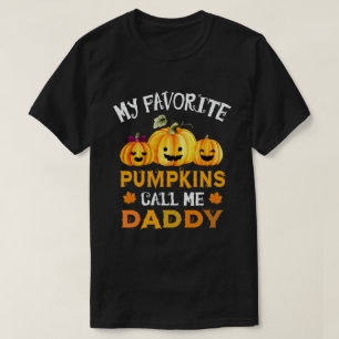 Mijn favoriete pompoenen noemen me papa Funny Hall T-shirt