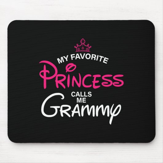 Mijn favoriete prinses noemt me Grammy dochter Fat Muismat (Voorkant)