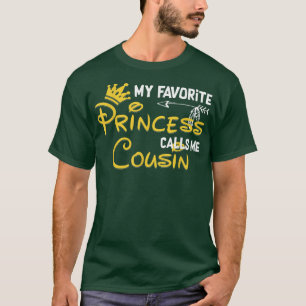 Mijn favoriete prinses noemt me neef Funny Birthda T-shirt