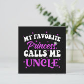 Mijn favoriete prinses noemt me oom (Staand voorkant)