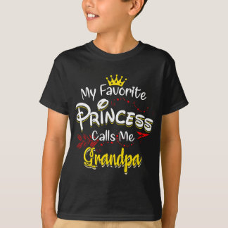 Mijn favoriete prinses noemt me opa t-shirt