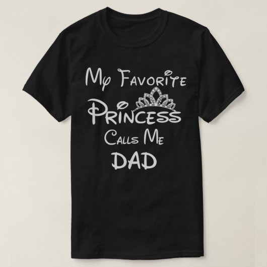 Mijn favoriete prinses noemt me papa een drakenbal t-shirt (Design voorkant)