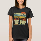 Mijn favoriete prinses noemt me Pop Pop opa Fath T-shirt (Voorkant)