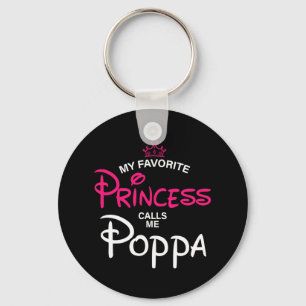 Mijn favoriete prinses noemt me Poppa dochter vade Sleutelhanger