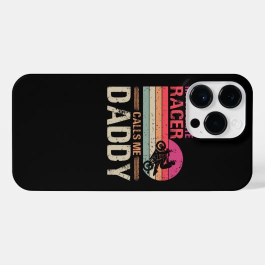 Mijn favoriete Racer noemt me papa  vader's iPhone Hoesje (Achterkant horizontaal)